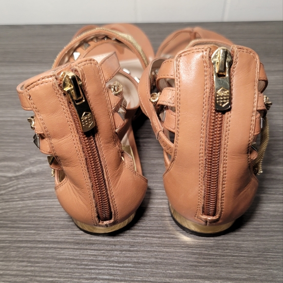 Vince Camuto Havkina Gladiator Thong Sandals size 8 fudge tan brown women's shoe - Picture 14 of 15